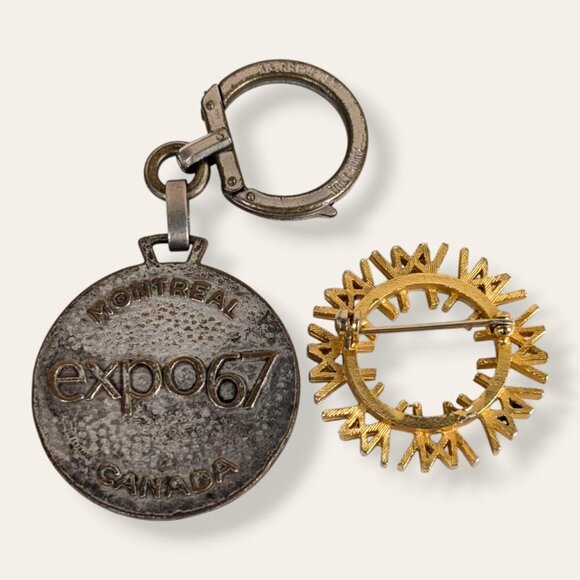 Pair of Vintage Expo 67 Memorabilia - Picture 2 of 4